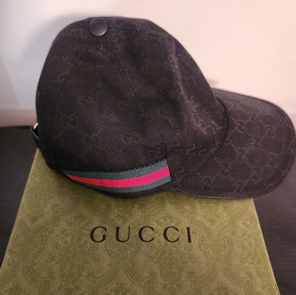 Unisex Gucci Hat Black size Medium